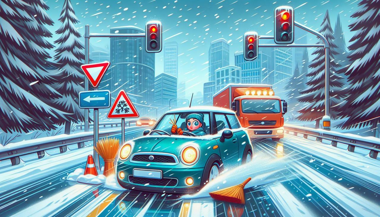 🚗 Как вести себя на дороге в экстремальных условиях: руководство от профессионалов: ❄️ Секреты уверенного вождения по снегу и льду