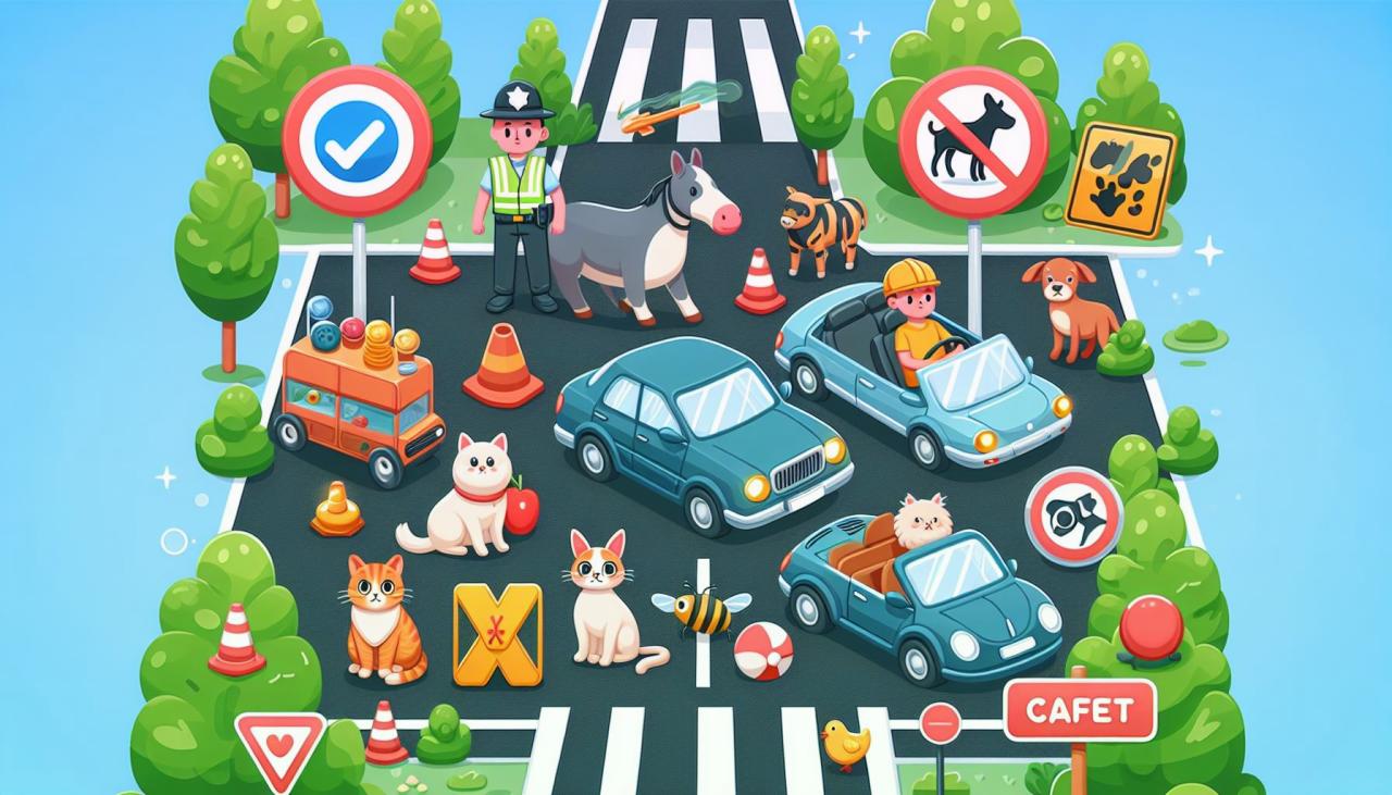 🚗 Правила дорожного движения и безопасность животных: как предотвратить аварии: 🐾 Важность осознания животных как участников дорожного движения